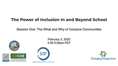 power of inclusion in and beyond school