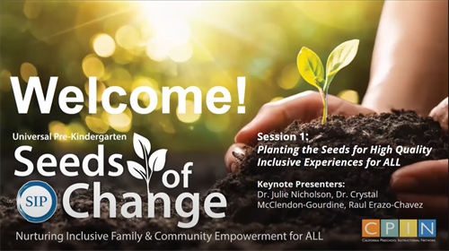 welcome seeds of change