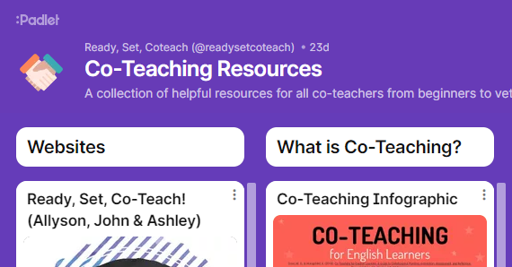 co teaching resources